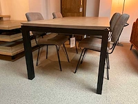Eiken eetkamertafel met tuimelblad - afbeelding 3 van  9