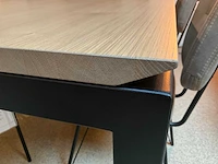 Eiken eetkamertafel met tuimelblad - afbeelding 4 van  9