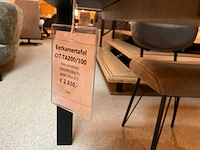 Eiken eetkamertafel met tuimelblad - afbeelding 9 van  9