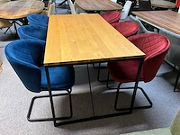 Eiken eetkamertafel - afbeelding 1 van  7