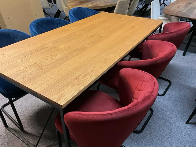 Eiken eetkamertafel - afbeelding 4 van  7