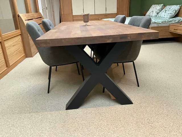 Eiken eetkamertafel - afbeelding 4 van  8