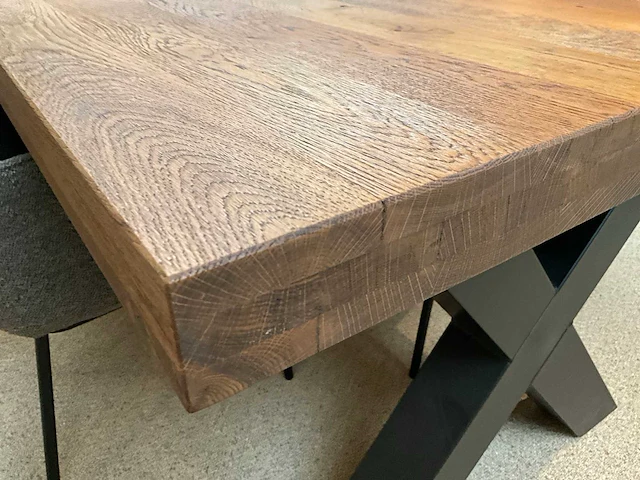 Eiken eetkamertafel - afbeelding 7 van  8