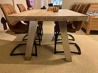 Eiken eetkamertafel - afbeelding 2 van  5