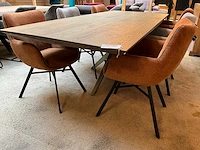 Eiken eetkamertafel - afbeelding 2 van  7