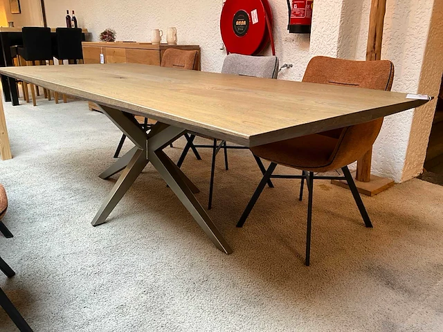 Eiken eetkamertafel - afbeelding 4 van  7