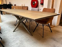Eiken eetkamertafel - afbeelding 4 van  7