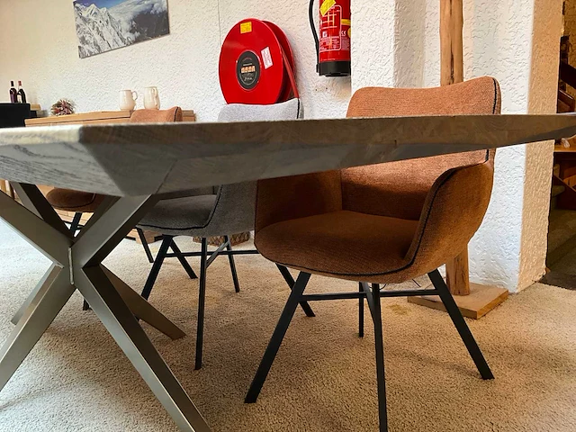 Eiken eetkamertafel - afbeelding 5 van  7
