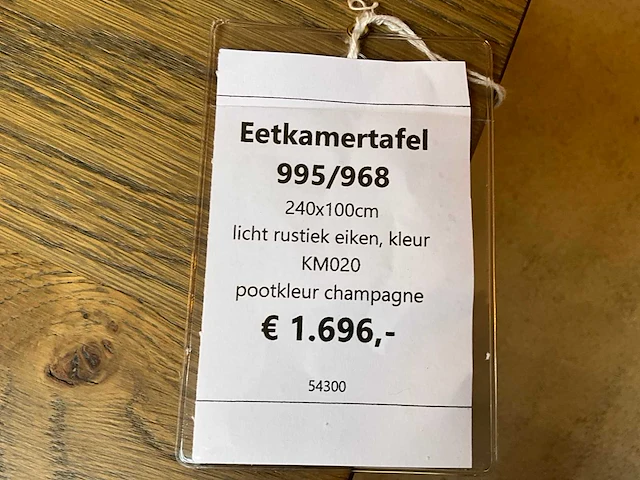 Eiken eetkamertafel - afbeelding 7 van  7