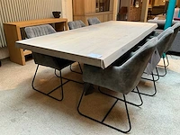 Eiken eetkamertafel - afbeelding 1 van  9