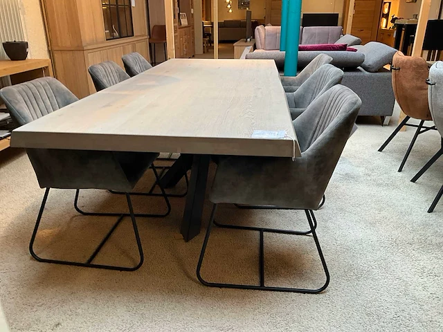 Eiken eetkamertafel - afbeelding 4 van  9