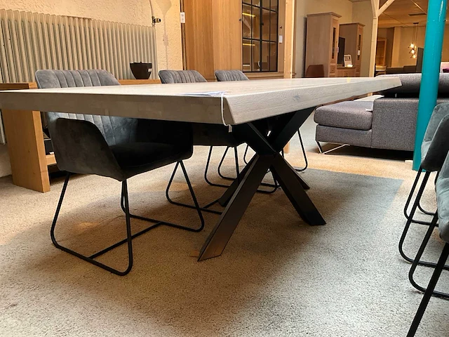 Eiken eetkamertafel - afbeelding 5 van  9