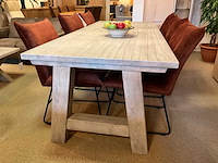 Eiken eetkamertafel - afbeelding 2 van  9