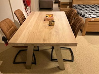Eiken eetkamertafel - afbeelding 4 van  5