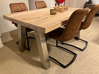 Eiken eetkamertafel - afbeelding 5 van  5