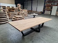 Eiken eettafel 320 cm - afbeelding 3 van  5