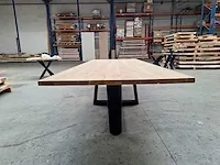 Eiken eettafel 320 cm - afbeelding 4 van  5