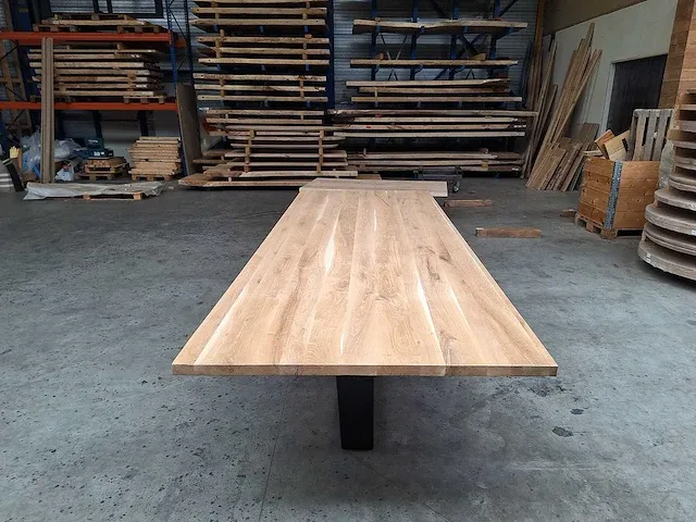 Eiken eettafel 320 cm - afbeelding 5 van  5