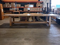 Eiken eettafel rechthoek a poot 450 cm lang - afbeelding 6 van  13