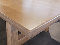 Eiken eettafel rechthoek a poot 450 cm lang - afbeelding 9 van  13