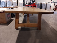 Eiken eettafel rechthoek a poot 450 cm lang - afbeelding 11 van  13