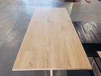Eiken eettafel rechthoek spinpoot - afbeelding 7 van  17