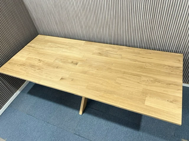 Eiken eettafel rechthoek spinpoot - afbeelding 17 van  17