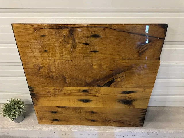 Eiken epoxy tafelblad - afbeelding 2 van  6
