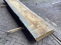 Eiken europees - kd ovengedroogd 3630x860x180 mm - schaaldeel (2x) - afbeelding 5 van  8