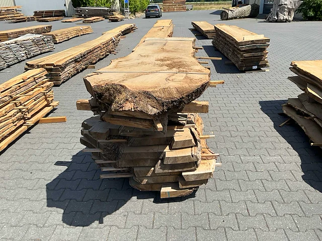 Eiken europees schaaldelen ovengedroogd (12x) - afbeelding 2 van  6