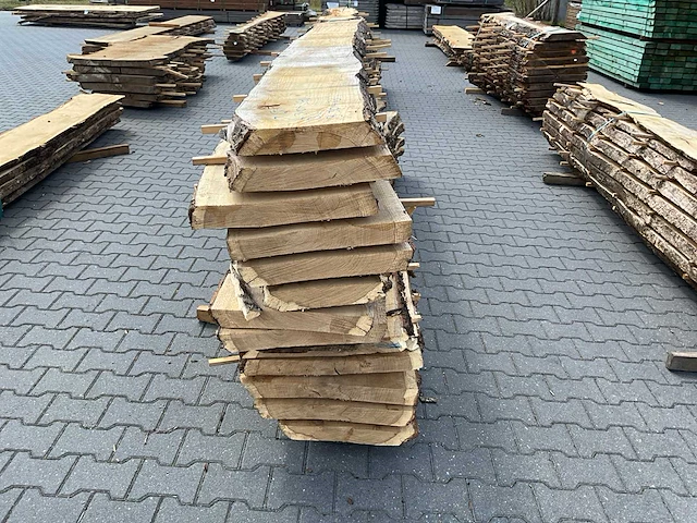 Eiken europees schaaldelen ovengedroogd (60mm) (14x) - afbeelding 5 van  6