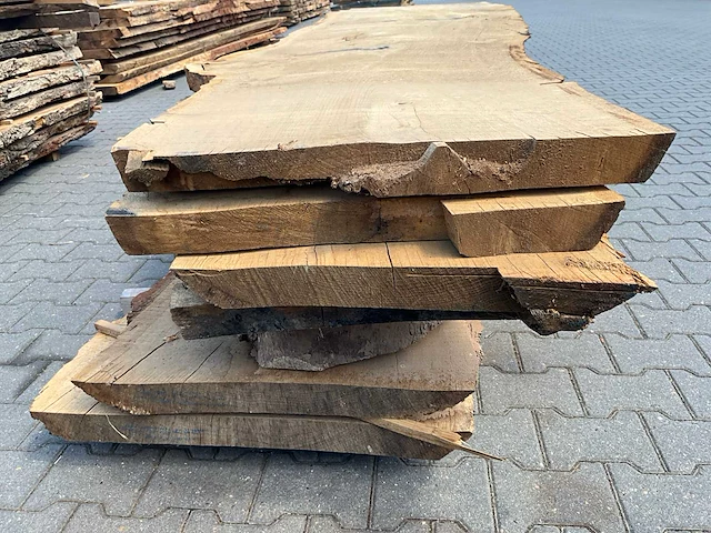 Eiken europees schaaldelen ovengedroogd (60mm) (7x) - afbeelding 3 van  7