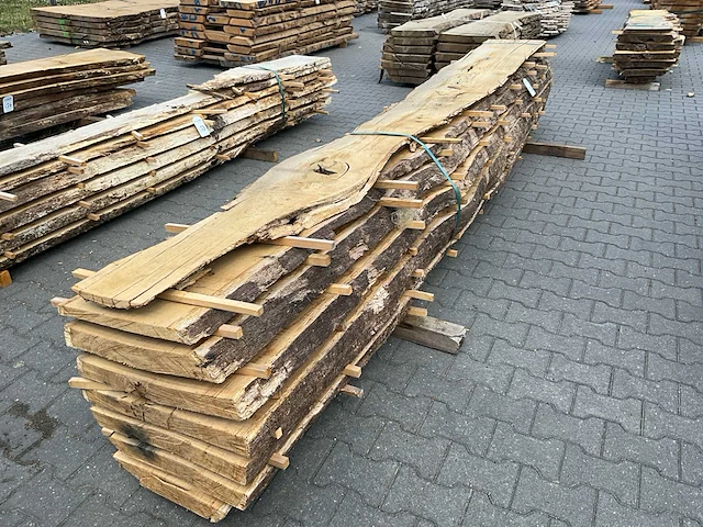 Eiken europees schaaldelen ovengedroogd (60mm) (8x) - afbeelding 1 van  5