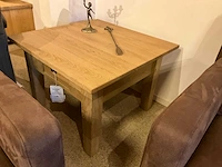Eiken hoektafel - afbeelding 1 van  5