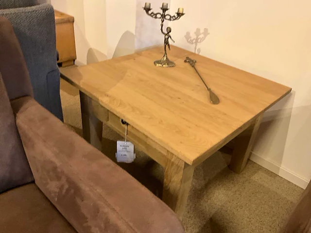 Eiken hoektafel - afbeelding 2 van  5