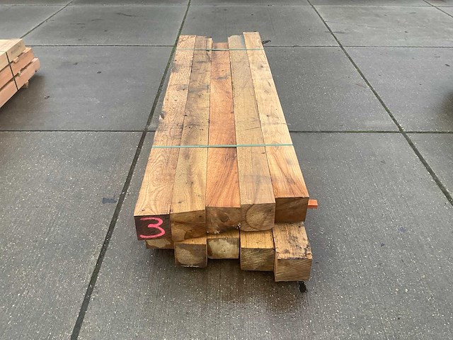 Eiken paal (10x) - afbeelding 2 van  7