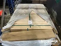 Eiken parket visgraat vloerdelen (ca. 6 m²) - afbeelding 6 van  9