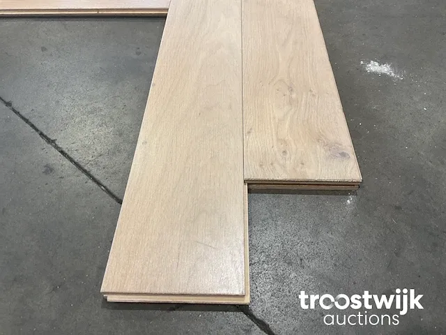 Eiken parket visgraat vloerdelen (ca. 6 m²) - afbeelding 9 van  9