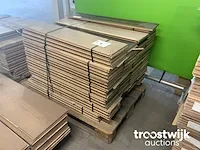Eiken parket vloerdelen (ca. 28 m²)