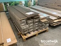 Eiken parket vloerdelen (ca. 30 m²)