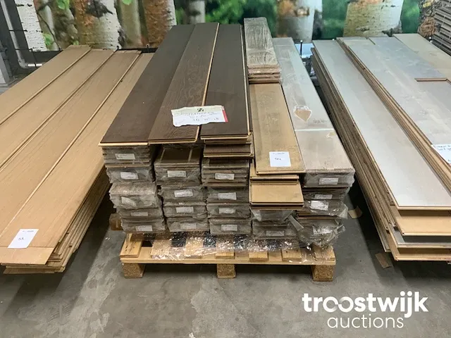 Eiken parket vloerdelen (ca. 30 m²) - afbeelding 2 van  5