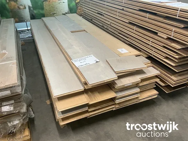 Eiken parket vloerdelen (ca. 30 m²) - afbeelding 1 van  5
