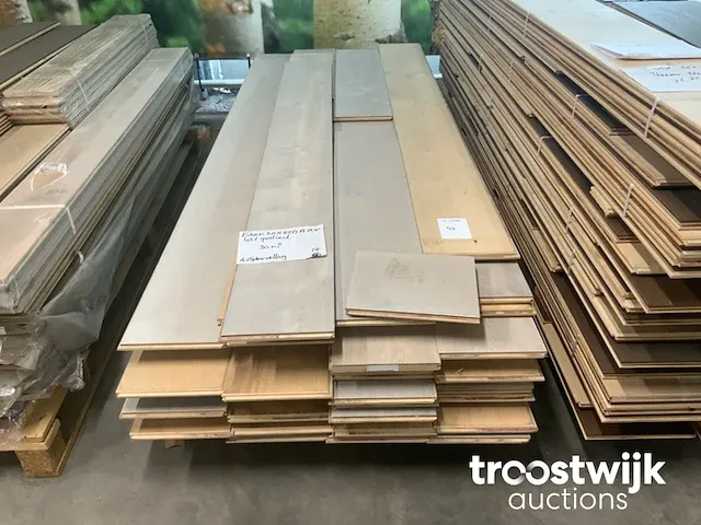 Eiken parket vloerdelen (ca. 30 m²) - afbeelding 2 van  5