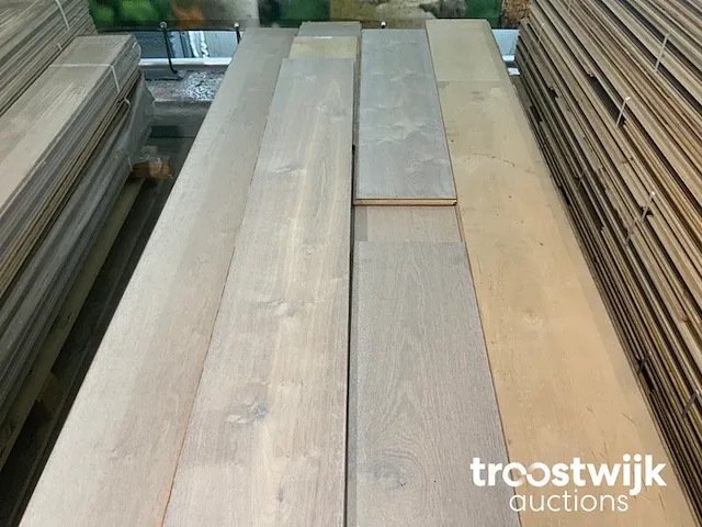 Eiken parket vloerdelen (ca. 30 m²) - afbeelding 4 van  5