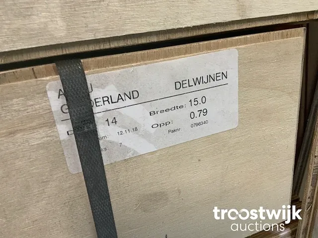 Eiken parket vloerdelen (ca. 32 m²) - afbeelding 5 van  5