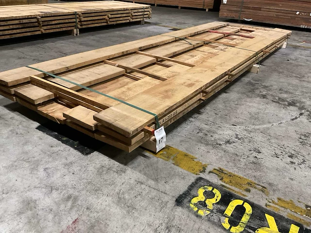 Eiken planken 25x200 mm (11x) - afbeelding 1 van  5