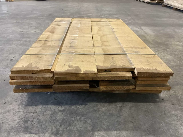 Eiken planken 27xdiv. mm ca. 0,344 m³ - afbeelding 4 van  5