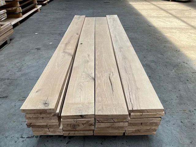 Eiken planken, 300cm (26x) - afbeelding 2 van  7