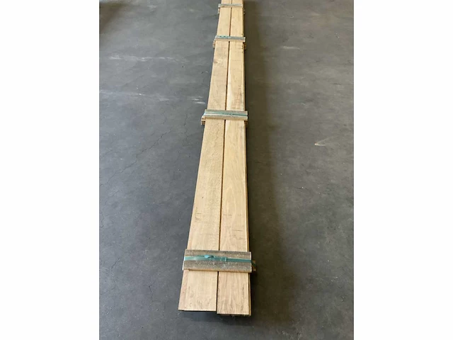 Eiken regels rhombus profiel 20x140 mm (4x) - afbeelding 5 van  6