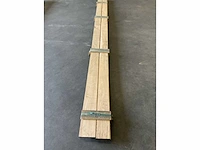 Eiken regels rhombus profiel 20x140 mm (4x) - afbeelding 5 van  6